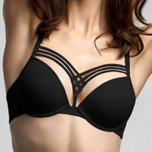 Marlies Dekkers Dame de Paris – Vattert Push-up BH med bøyle, Svart