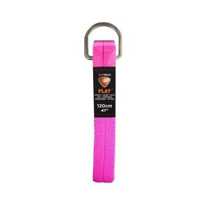 Implus Implus  Skoband D ring Flat rosa 120cm