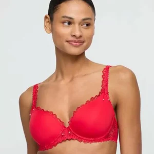 Marie jo jane heartshape bh true red