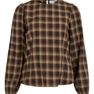 Lene Check L/s Top
