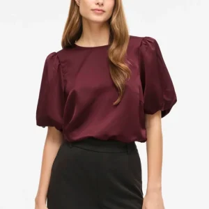 Ellette 2/4 Satin Puff Top