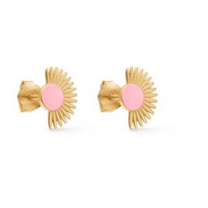Enamel Stud Soleil Pink