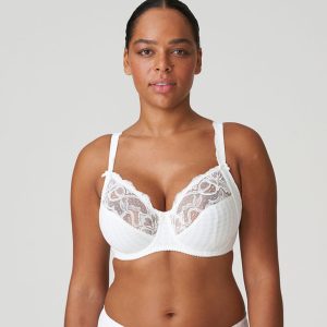 Prima donna madison uvattert bh f-i cup hvit